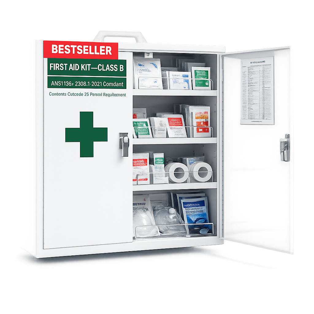 4 Shelf Class B First Aid Kit