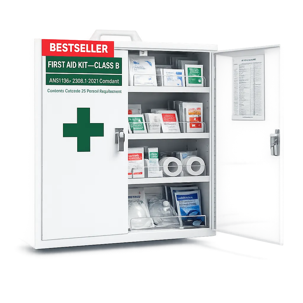 4 Shelf Class B First Aid Kit