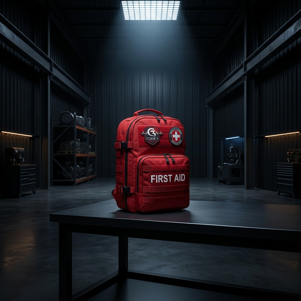 Premium red trauma kit